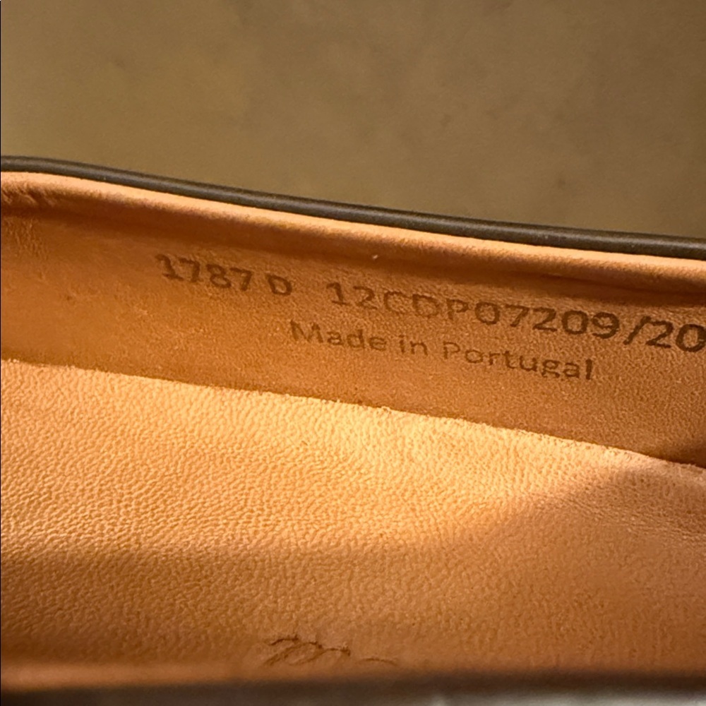 Wolf & Shepherd men’s dark brown leather penny loafers shoes size 12 - Picture 10 of 10